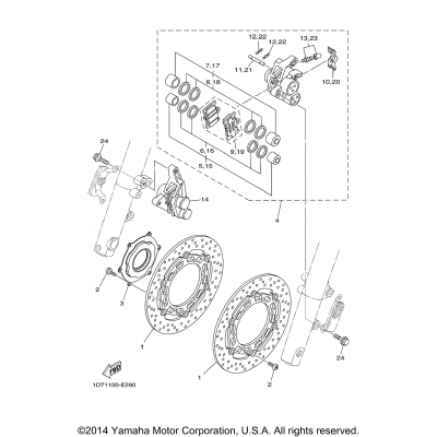 Front Brake Caliper