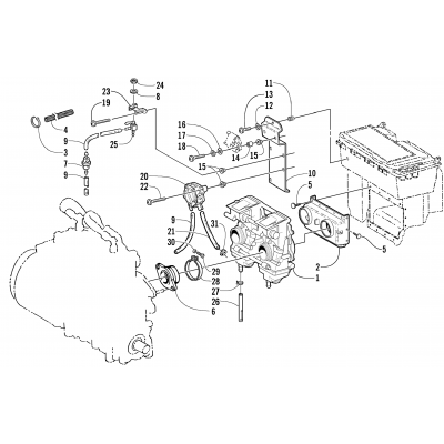 CARBURETOR AND FUEL PUMP ASSEMBLY