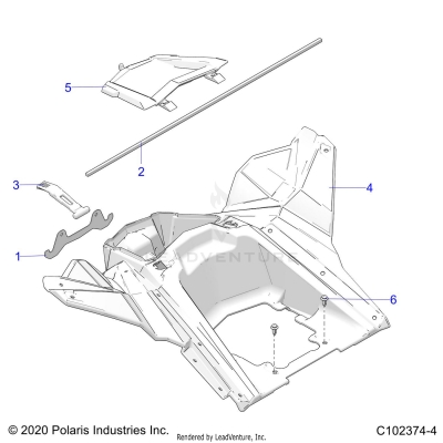 BODY, STORAGE, REAR - A25SVA85A4 (C102374-4)
