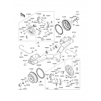 Rear Hubs/Brakes