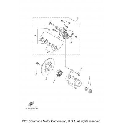 Rear Brake Caliper