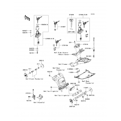 Ignition Switch/Locks/Reflectors