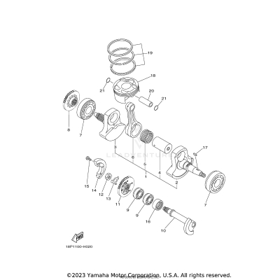 CRANKSHAFT & PISTON