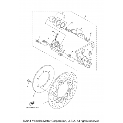 Rear Brake Caliper