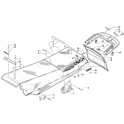 TUNNEL AND REAR BUMPER