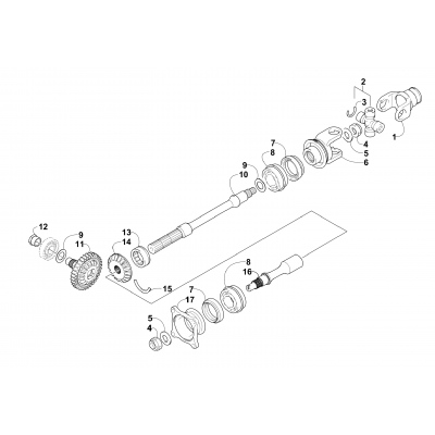 SECONDARY DRIVE ASSEMBLY