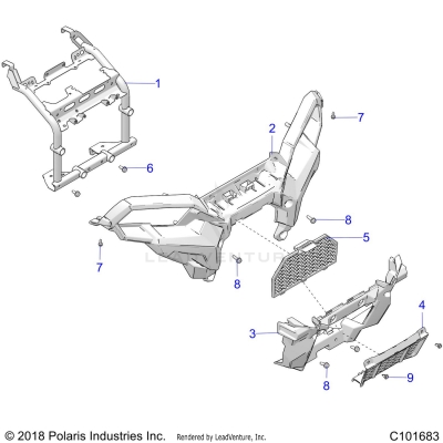 BODY, FRONT BUMPER and MOUNTING - A25SXA85A1/A6 (C101683)
