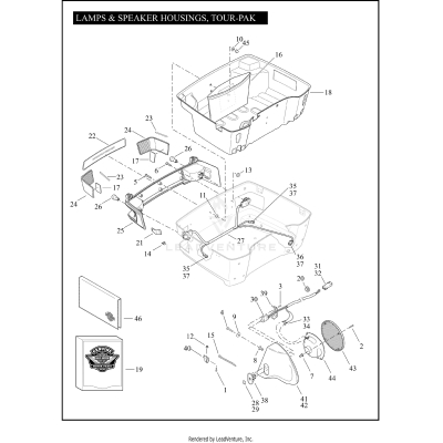 LAMPS & SPEAKER HOUSINGS, TOUR-PAK