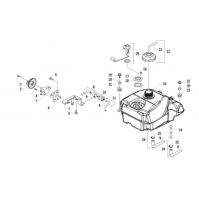 GAS TANK ASSEMBLY