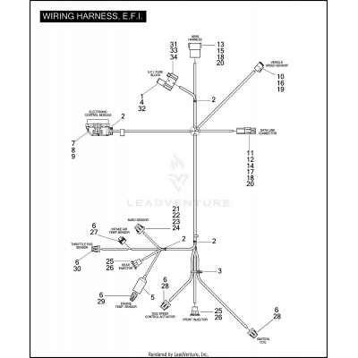 WIRING HARNESS, E.F.I.