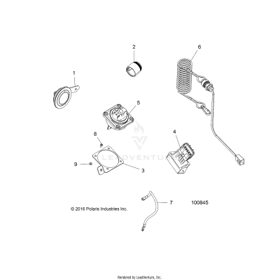 ELECTRICAL, HORN and BATTERY SWITCH - A19SVS95CR/ER [100845]