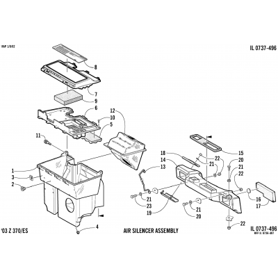 AIR SILENCER ASSEMBLY