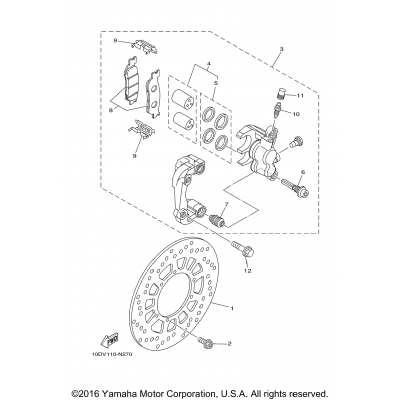 Front Brake Caliper