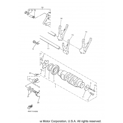 Shift Cam Fork