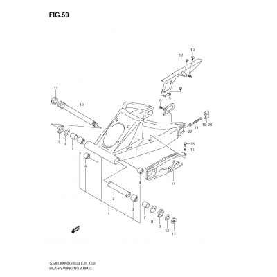 REAR SWINGING ARM