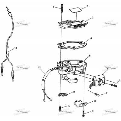 Controls Throttle Asm./Cable Xplorer 400L