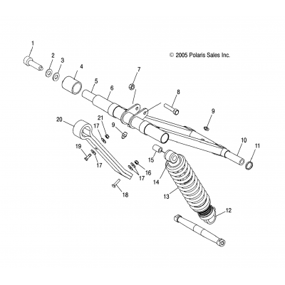 Torque Arm, Front /Ne5bsb (4997239723B11)