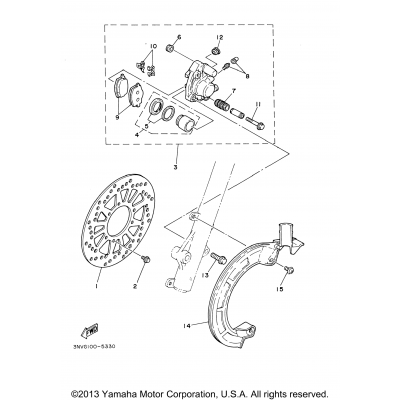 Front Brake Caliper