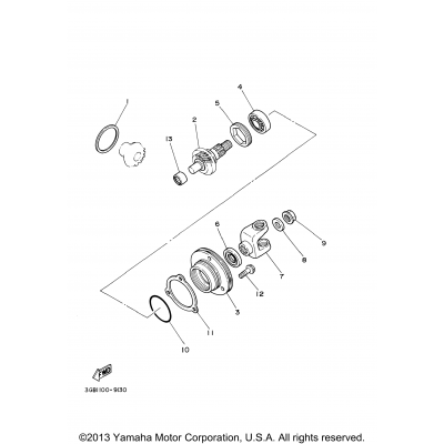 Middle Drive Gear