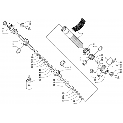 FRONT SUSPENSION SHOCK ABSORBER