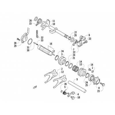 GEAR SHIFTING ASSEMBLY