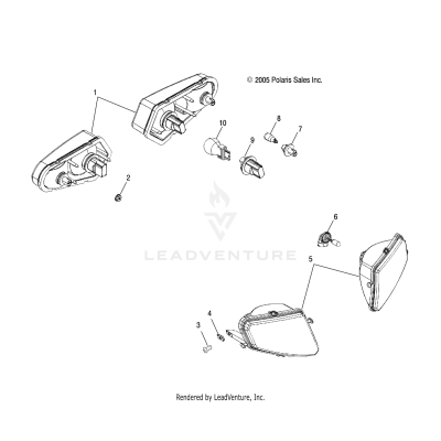 TAILLAMPS/WORKLAMPS/HEADLIGHTS - A06MH50AQ/AX/AY/AZ/AL/AT (4999200139920013C01)
