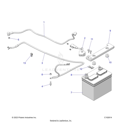 ELECTRICAL BATTERY - A25SJR57AM (C102614)