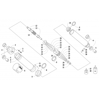 FRONT SUSPENSION SHOCK ABSORBER