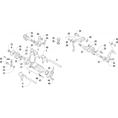 GEAR SHIFTING ASSEMBLY