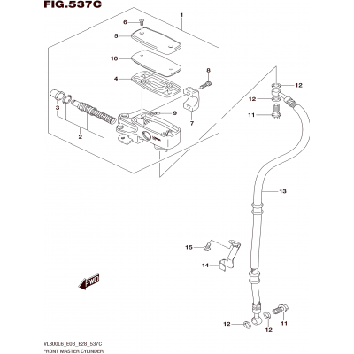 FRONT MASTER CYLINDER (VL800L6 E33)