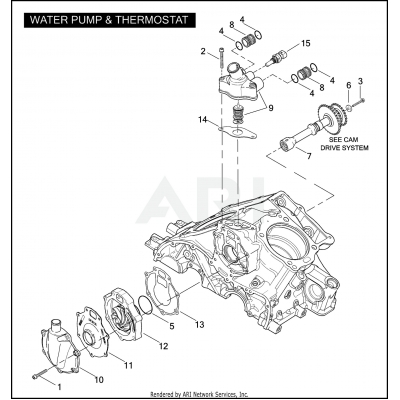 WATER PUMP & THERMOSTAT