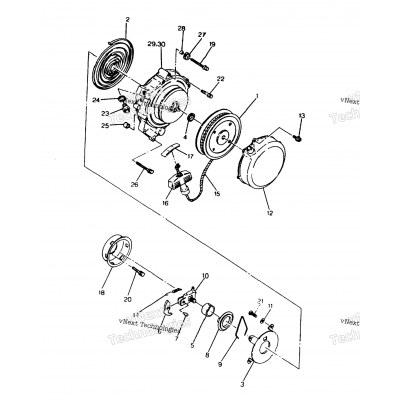 Recoil Starter Assembly 250 2X4 Update