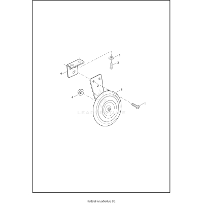 HORN - 883L, 883N, XL1200CX,  XL1200NS, XL1200X, XL1200XS