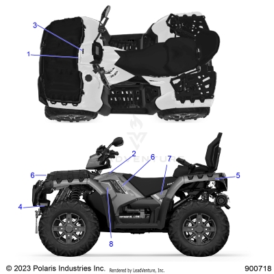 BODY, DECALS, GRAPHIC - A25SYY95AH (900718)