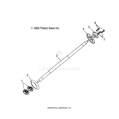 WHEELS, REAR AXLE - A19YAK05B7/B6 (4999202359920235B12)