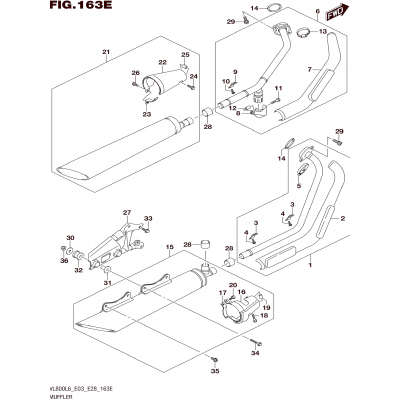 MUFFLER (VL800TL6 E28)