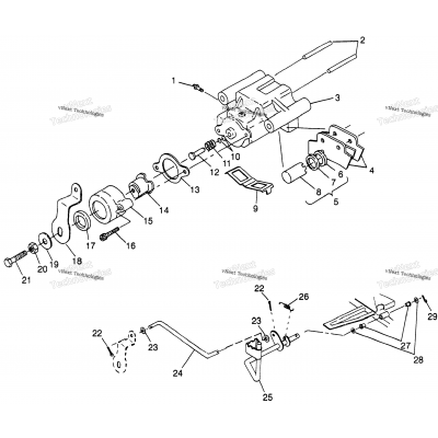 Rear Brake Xplorer 400L