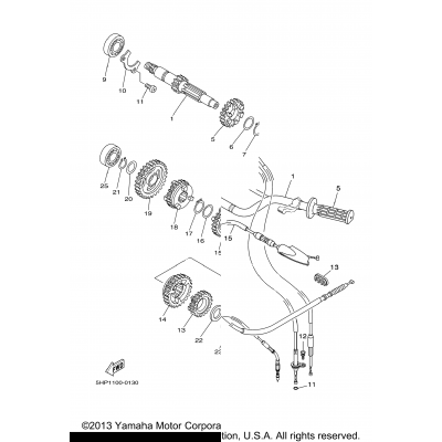 Steering Handle Cable