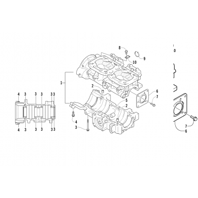 CRANKCASE ASSEMBLY