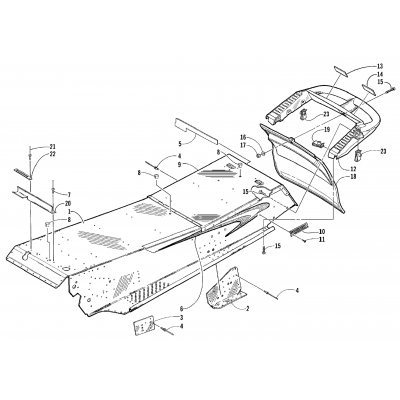 TUNNEL AND REAR BUMPER