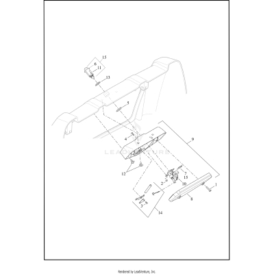 LATCH ASSEMBLY, TRUNK DOOR - FLHTCUTG