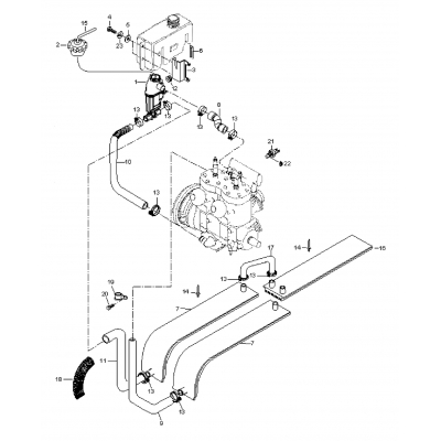 01- Radiator, Hoses