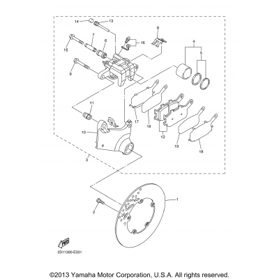 Rear Brake Caliper