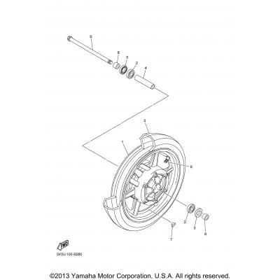 Front Wheel For Cast Wheel