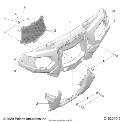 BODY, FRONT BUMPER and MOUNTING - A25SYY95AH (C102210-2)