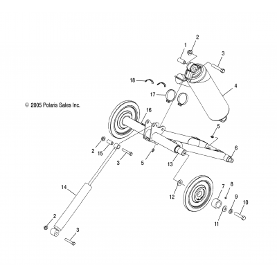 Torque Arm, Rear (4997539753B13)