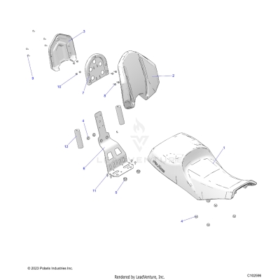 BODY, SEAT - A24SJE57AX (C102596)