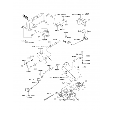 Front Brake Piping