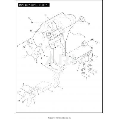 INNER FAIRING - FLHTP