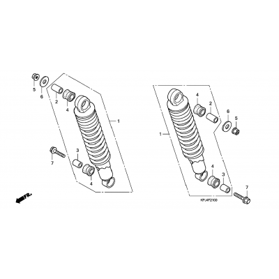 REAR SHOCK ABSORBER